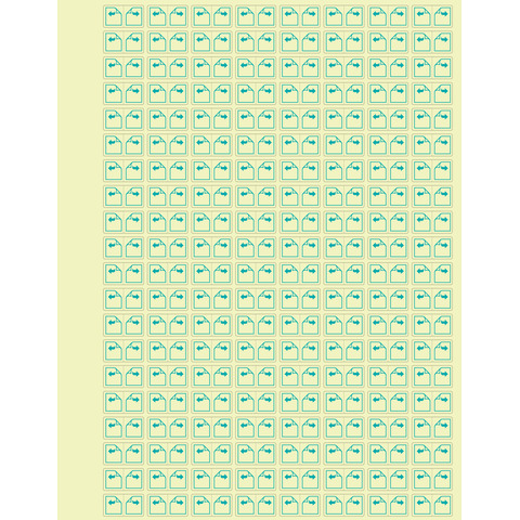 Cartellina registro azzeramenti giornalieri 31x24,5 cm O.C.L. 13 fogli - 1206